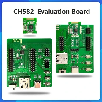Прогнозна такса Bluetooth с микроконтролер CH582 МОЖНО 5.3 RISC-V системна платка за развитие CH582M-EVT