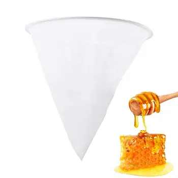 Конусообразное сито-фуния, филтър чанта за пчелен мед, филтър чанта за пчелен мед, Найлон за филтриране на примеси, професионално сито за мед