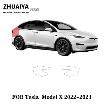 За Tesla Model X Защитно фолио за задното Крило на PPF 8mil 2022 2023 2024 фолио за каросерията на автомобила