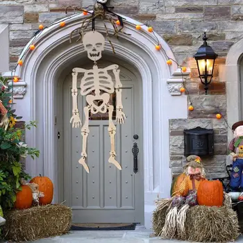 Украса под формата на отвора на скелета, декорация във формата на отвора на скелета на Хелоуин, Призрачен декор под формата на черепа, на Хелоуин, от духове Къща, подпори за партита в домашна бар