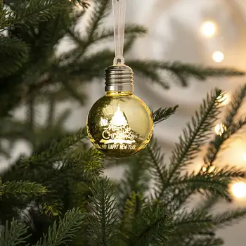 Празнични украси за балове, Коледа топка в форма на празничната лампи, декорация за дома, Празнични украси, Окачване Коледна елха за нова