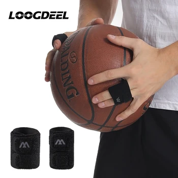 Защитна Гума за пръстите на LOOGDEEL Sport Ръкав За Защита на Пръстите Баскетболно Стълб Навяхване Луксация Фрактура на Стълбовете За Гуми За пръстите