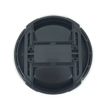 Черна 95-миллиметровая защелкивающаяся предната капачка на обектива за обективи Canon, Nikon, Pentax 95 мм