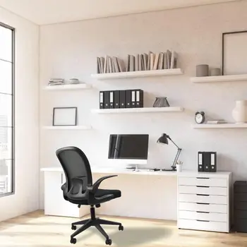 Офис стол Propulsion life Ергономичен компютърен стол с лумбална опора и регулируема по височина откидывающимся подлакътник на 90 °