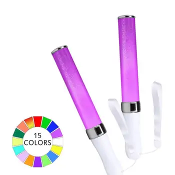 3 W 15 светещи пръчки, променящия цвят, захранван с батерии Dmx дистанционно управление, светещ пръчка за концерти, партита, тържества, совалка