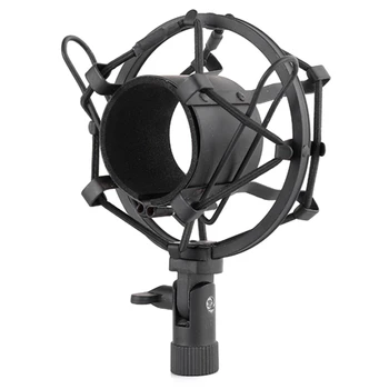 Удароустойчив метален Микрофон за запис на студийната с ударните монтиране Spider Mic Holder Клип за разпръскване на компютъра BM800