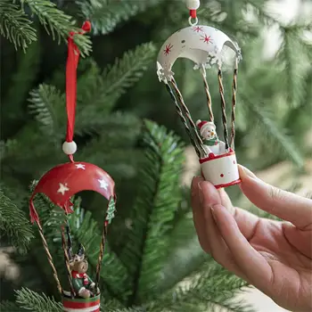 Окачване с въздушно топка Коледен Лосове Избраните материали на Трайна декорация на Креативна и интересна окачване с парашут