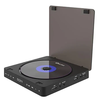HD DVD-Плейър за ТЕЛЕВИЗОР, CD VCD Портативен Видео плейър Многофункционален Плейър 1080P Домашно DVD-Плейър, USB-Вход-Led Сензорен Екран