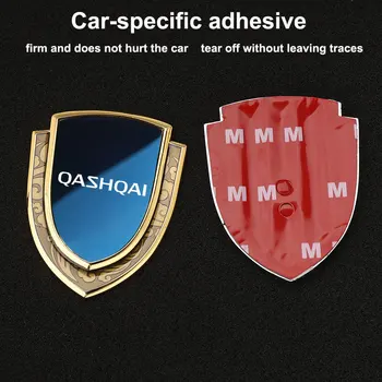 Автомобилни етикети, емблеми, страничната табела, иконата с лого на марката за стайлинг на автомобили, стикер на прозореца на купето на автомобила за Nissan QASHQAI с логото, автомобилни аксесоари