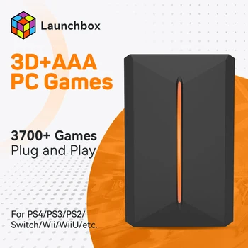 Твърд диск с эмуляцией Launchbox С 3700 3D игри/ PC Външен слот твърд диск За PS4 / PS3 / PS2 / Switch / WII /WIIU / PS1500GB HDD За PC