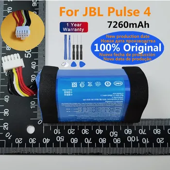 7260 ма, нов, 100% оригинални плейър, микрофон, батерия за JBL Pulse 4 Pulse4, акумулаторна батерия, Bluetooth батерия Bateria 