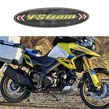 2 броя меки лепило 3D декоративни стикери за модификация на мотоциклета водоустойчива за SUZUKI V-STROM 250 650 1050 етикети