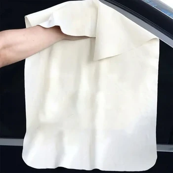 Кърпи за миене на автомобили от естествен велур, суперпоглощающая кърпа за сушене на прозоречни стъкла на колата и дома, Быстросохнущее кърпа за миене на автомобили