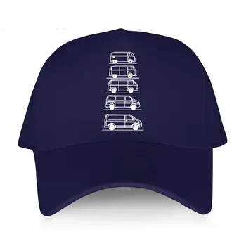 Нова памучен Шапка, бейзболна шапка за възрастни, възстановяване на предишното положение Transporters, Маскирани като Туристи - T4 Tag Van - Geschenk Fur Vater, Мъжки луксозни шапки