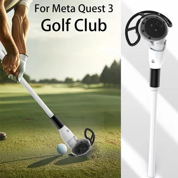 Закопчалка за Химикалки Стика за голф VR За Аксесоари Meta Quest 3 Golf Oculus Контролер Стика За голф VR Аксесоари за виртуална реалност