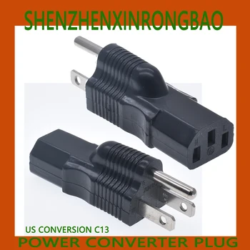 1 парче Черен включете щепсела на захранващия кабел за променлив ток PDU Адаптер за Захранване UPS American Plug Конвертор, с Щепсел Nema 5-15П ДО Гнездовому Адаптер IEC 320 C13