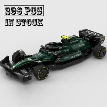 Нов Testarossa MOC-142262 F1 AMR23 Team Stake Модел на Състезателна Кола от Формула 1 Buiding Kit Създателите Block Bricks Детски Играчки, Подаръци За Рожден Ден