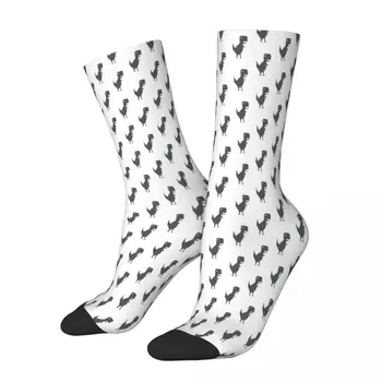 Хромирани чорапи T-Rex, мъжки И дамски Зимни Чорапи, полиестер