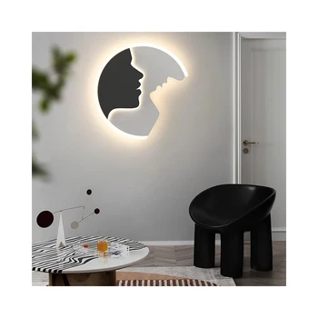 Стенен лампа за лице модерна проста творческа личност 2022 нова минималистичная лампа за легло в скандинавски стил