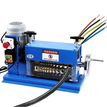 Автоматична машина за източване на медни проводници от електрически скрап, машина за източване на кабели
