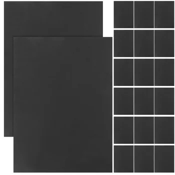50 бр. визитки Черна хартия Картината е на корицата на детския албум ръчно изработени 50 бр. Инструменти за производство на diy