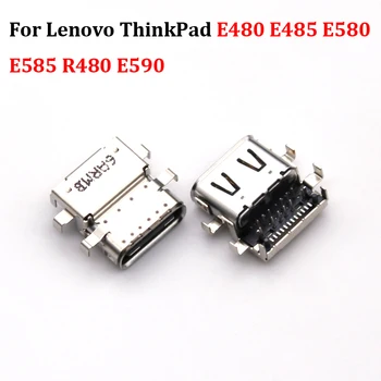 1-10 бр. За Lenovo ThinkPad E480 E485 E580 E585 R480 E590 USB 3.1 Type C Конектор Захранване Dc Type-c Конектор За преносим компютър Port Захранване Женски