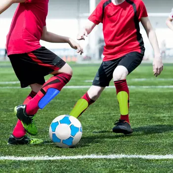 1 чифт Възрастни/Детски Футболни Тренировъчни Противоударных Ръкави За Защита на долната част на краката и долната част на краката Деца Тийнейджъри Футболен Протеже на Защита на Пищяла От Бутче