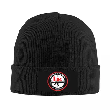 Heckler огнестрелни оръжия качулка възли шапки, мъжки и женски хип-хоп унисекс топли зимни шапки, шапка
