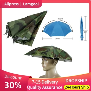 Преносим шапка-чадър от дъжд Армейского зелен цвят, сгъваема сенника Pesca, водоустойчив прическа за къмпинг, риболов, Плажни шапки