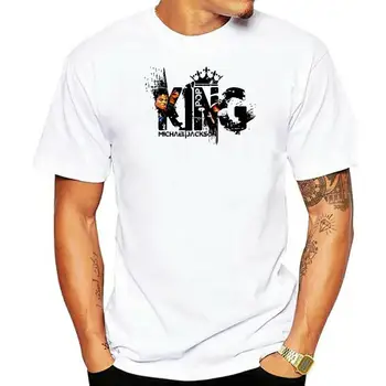 Мода 2020 г. Майкъл Джексън, Краля на попа Бяла тениска Потници Тениски