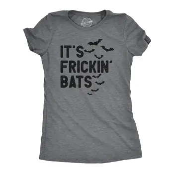 Женска тениска Its с инхалатор мишки, забавна тениска за любителите на прилеп за Хелоуин.