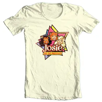 Стандартна тениска Джоузи and the Котенца от кафяв памук с дизайн за възрастни AC130