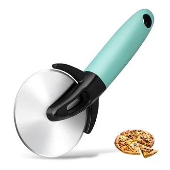Нож за пица от неръждаема стомана 430 Нож за пица за торта, хляб, сладкиши Кръг нож за печене на тесто за тестени изделия Кухненски Инструменти за печене