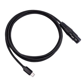 USB кабел C към конектора XLR конектор тип C към конектора XLR (2 м/6,6 фута)