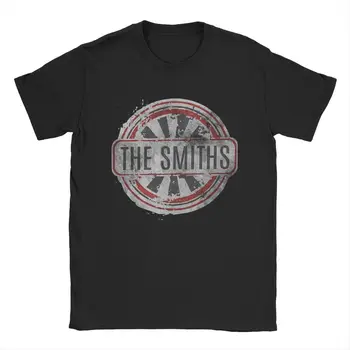 Реколта тениски the Smiths, мъжки памучен мода за мъже, тениски с кръгло деколте, музикална тениска, Потник с къс ръкав, графика