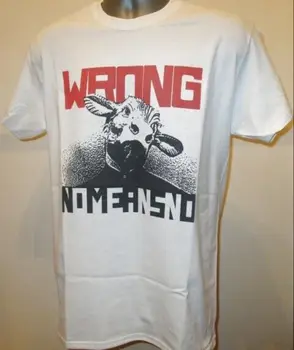 Nomeansno Неправилна Тениска С музика в стил пънк-рок Не Означава No Dead Kennedys firehose V182