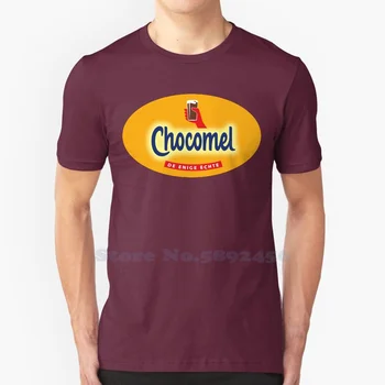 Ежедневни градинска облекло Chocomel, тениска с лого и графичен дизайн на тениска от 100% памук