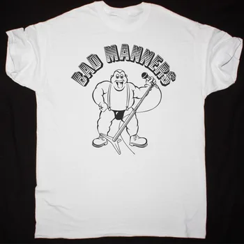 НОВА тениска Bad Обноски band, бяла, с къс ръкав от S до 345Xl 1F748