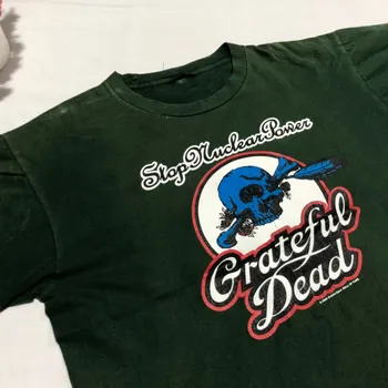 Реколта тениска Grateful Dead Stop Nuclear Power