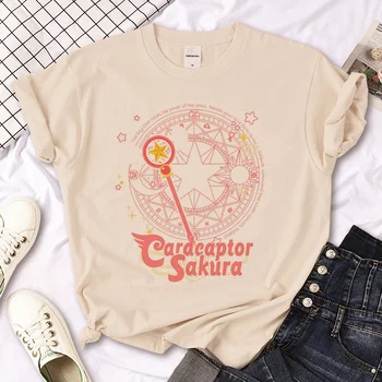 cardcaptor Sakura, Magic Girl дамски топ графична градинска облекло лятна Тениска градинска дрехи за момичета harajuku е забавно облекло