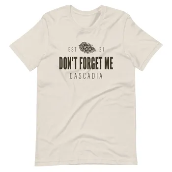 Знаците от борови шишарки в стил настолни игри Cascadia Shirt Забавни
