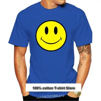 Camiseta de verano ал hombre, camisa против cara sonriente, ácido, casa