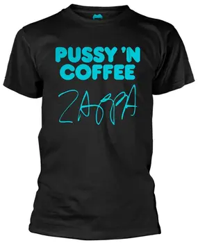 Тениска Frank Zappa Pussy N Coffee Black - ОФИЦИАЛЕН