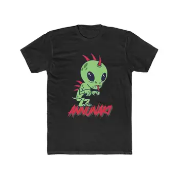 Тениска Annunaki Reptilian Alien, мъжки памучен тениска Crew Tee