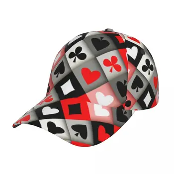 Покер игри с карти костюми с шарките на Спортна шапка на открито бейзболна шапка на Мъжки Дамски Шапка с козирка Улични шапки в стил хип-хоп