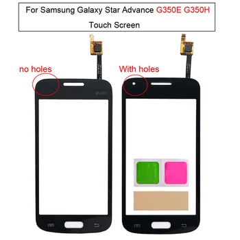 За Samsung Star Galaxy Advance G350E G350H Сензорен екран дигитайзер, телефон на Предното стъкло на Обектива на Touchpad тъчпад