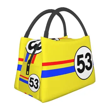 Класически състезателен автомобил Herbie 53, разменени обяд-бокс, термоохладитель, чанта за обяд с изолация от продукти, Болнични офис контейнер Pinic
