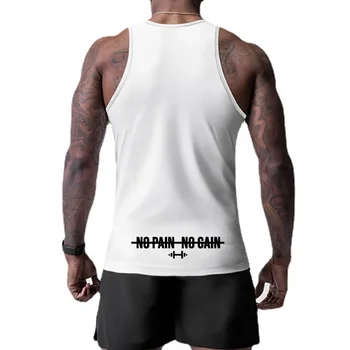 Мъжка риза за фитнес Muscle Fashion, Бързосъхнеща Окото дрехи за тренировки, дишаща жилетка за бягане, спортни тънки тениски без ръкави