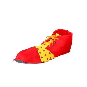 1 предмет подпори за абитуриентски Обувки клоун грах в Костюм на клоун за Хелоуин Обувки за жени и мъже (червен)