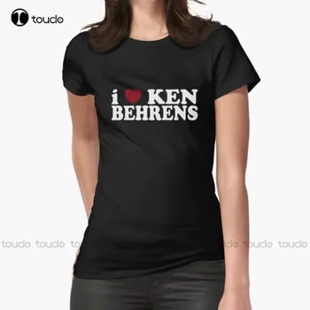 Нова облегающая тениска I Love Ken Behrens, тениски за кучета, памучен тениска S-3Xl Унисекс
